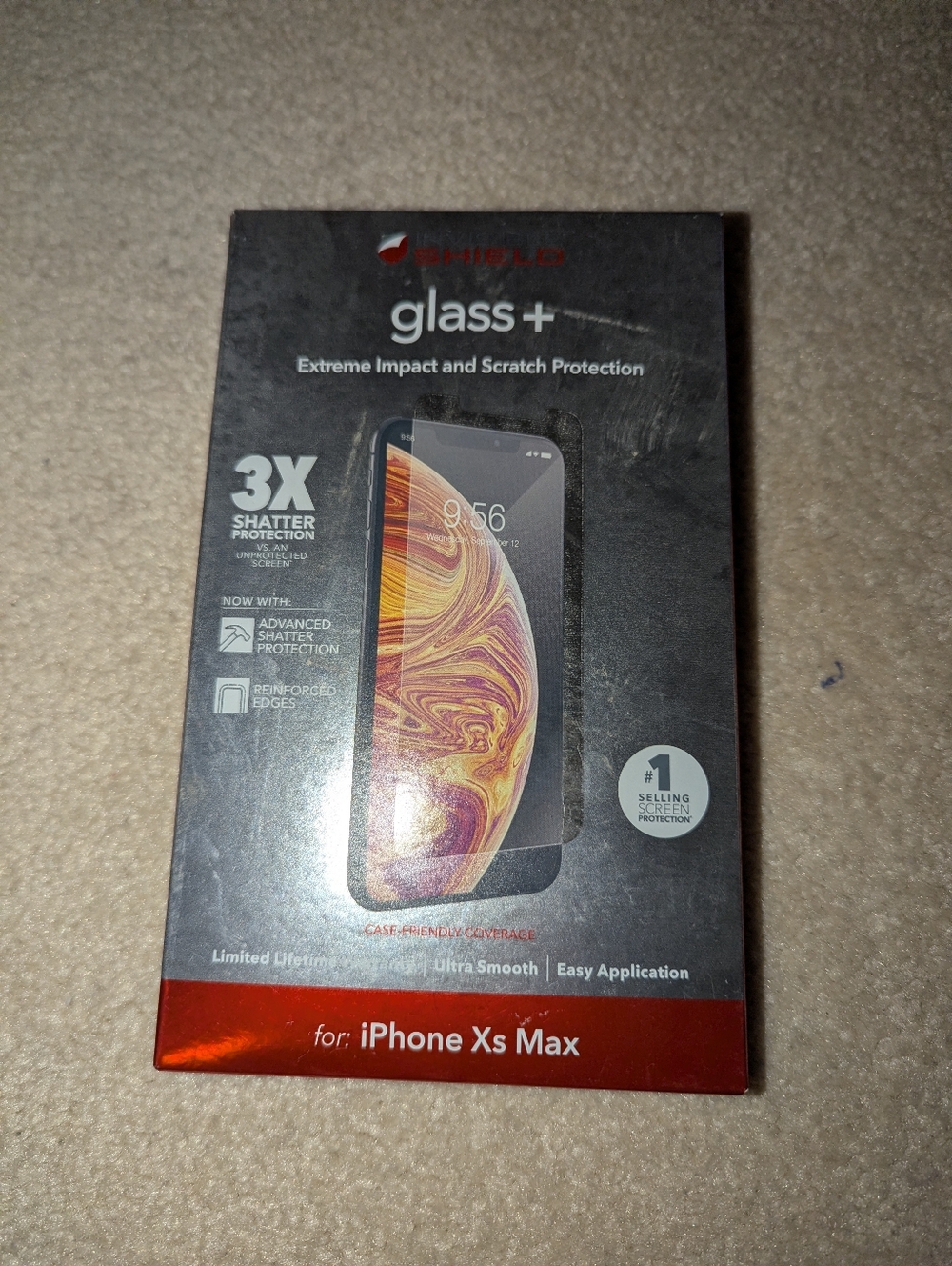 Nib InvisibleShield Glass Screen Protector for iPhone Xs Max